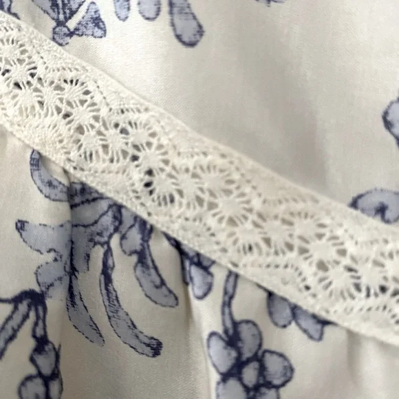 LITTLE JOE by GAIL ELLIOT Silk Maxi Skirt sized Small - Picture 9 of 9